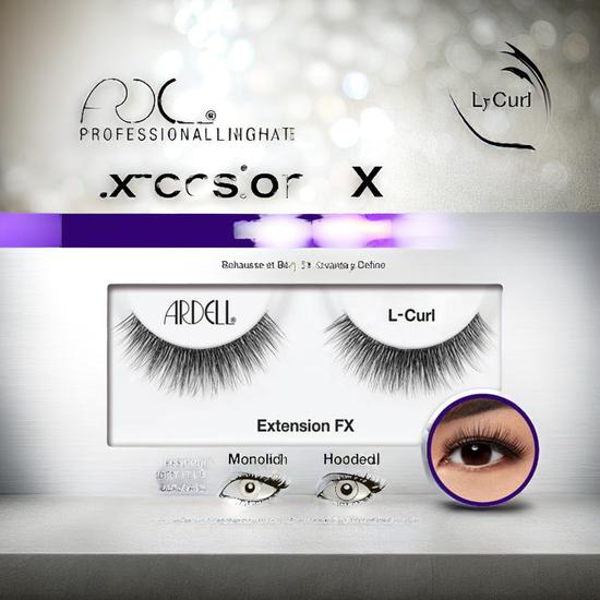 Ardell Extension FX L Curl Lashes 0.07mm Thickness, Lengths: 8-13mm