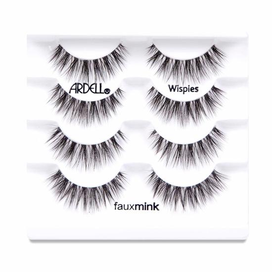 Ardell Faux Mink Wispies False Lashes Pack of 4