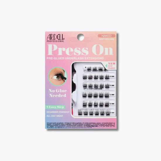 Ardell Naked Press On Pre-Glued Underlash Extensions Kit Natural 30pcs