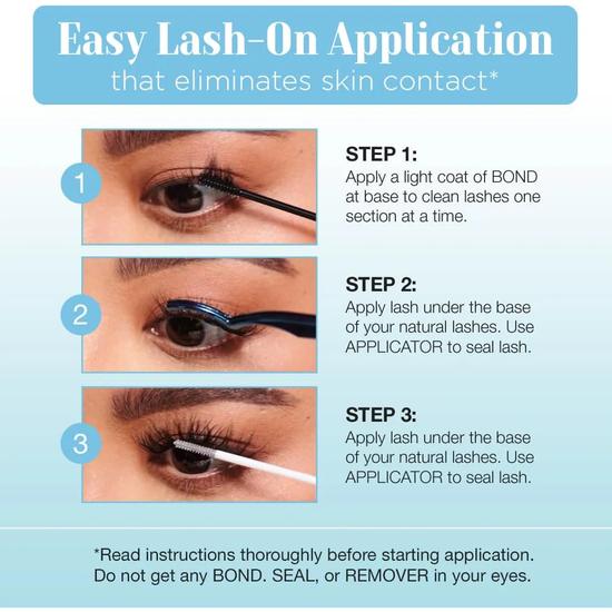 Ardell Seamless Underlash Extensions Wispies Kit Duo Bond & Seal