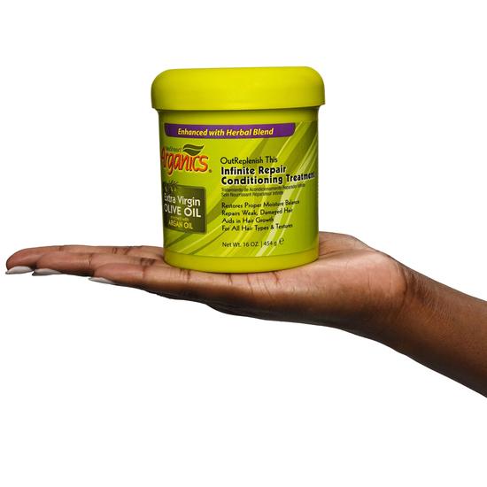 Arganics Extra Virgin Olive Oil Infinite Repair Conditioning Treatment 454 g