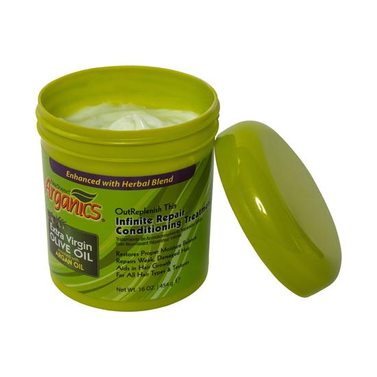 Arganics Extra Virgin Olive Oil Infinite Repair Conditioning Treatment 454 g