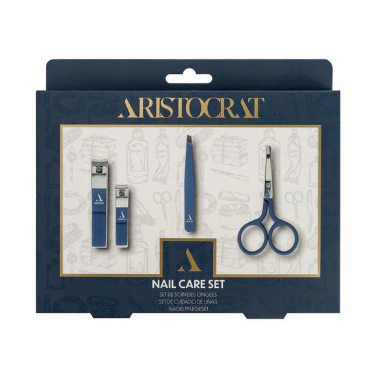 Aristocrat Men's Nail Care Set Clippers Scissors Tweezers