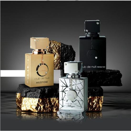 Armaf Club De Nuit Parfum Three Piece Gift Set For Men 30ml x3