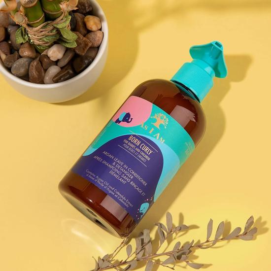 As I Am Born Curly Argan Leave-In Conditioner & Detangler 8oz