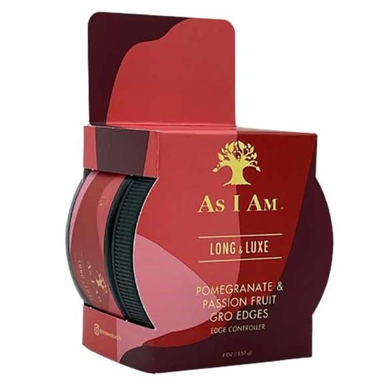 As I Am Long & Luxe Pomegranate Passion Fruit Gro Edges Controller 137 g