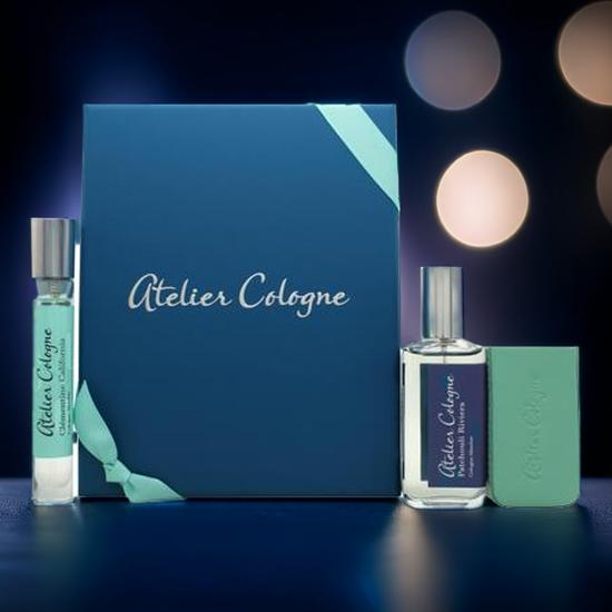 Atelier Cologne Gift Set 30ml Patchouli Riviera Cologne Absolue + 10ml Clementine California Cologne Absolue