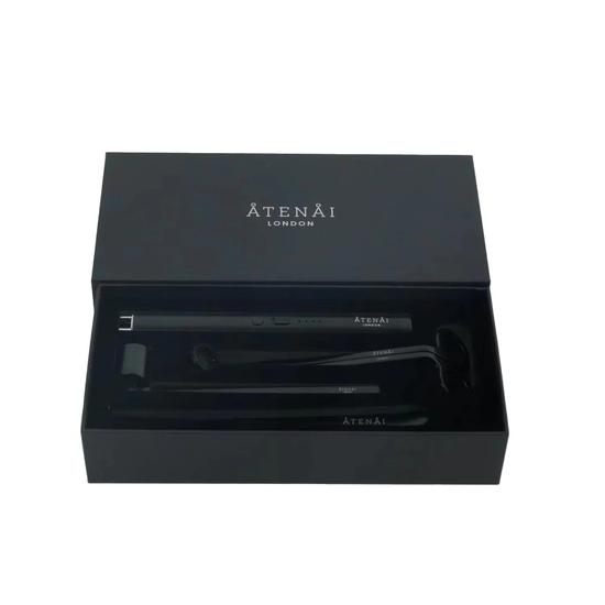 Atenai London Luxury Candle Care Kit Wick Trimmer, Snuffer, Dipper, Tray, & Electric Lighter 5 Piece