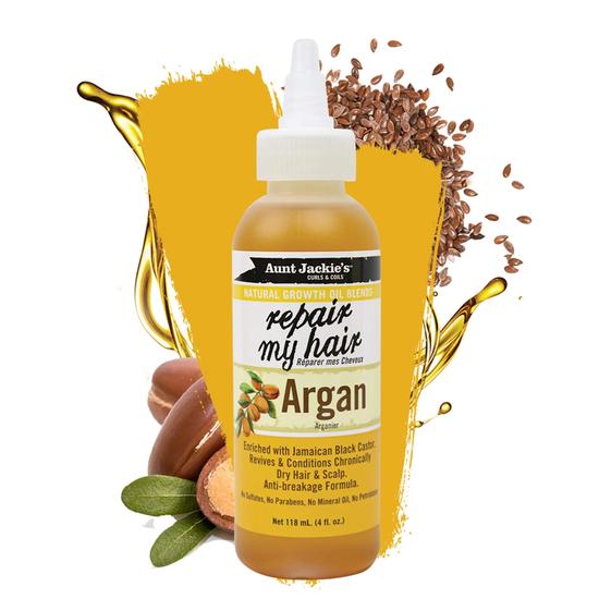 Aunt Jackie's Natural Growth Oil Repair My Hair Argan No Dry Hair & Scalp 118ml
