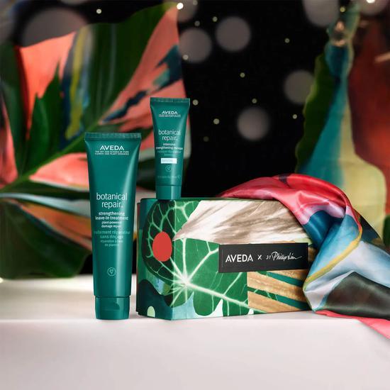 Aveda Botanical Repair Strengthening Treatment Duo Light Leave-in treatment + Intensive strengthening masque light + Hair scarf