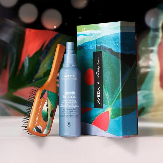 Aveda Smooth Infusion Perfect Blowout Duo Smooth infusion perfect blow dry + Mini paddle brush