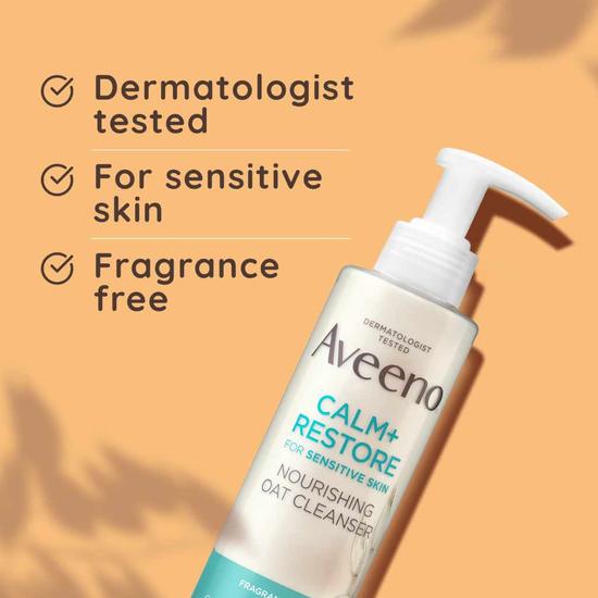 Aveeno Calm & Restore Oat Cleanser 200ml