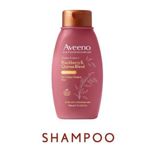 Aveeno Scalp Soothing Hair Care Colour Protect Blackberry & Quinoa Shampoo 354ml