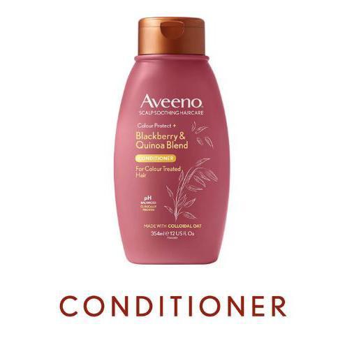 Aveeno Scalp Soothing Hair Care Colour Protect Blackberry & Quinoa Conditioner 354ml