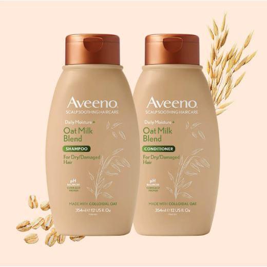 Aveeno Scalp Soothing Hair Care Daily Moisture Oat Milk Shampoo 354ml