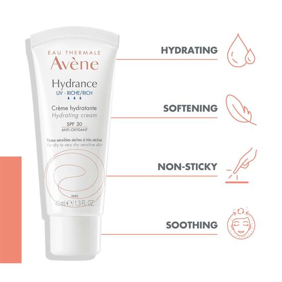 Avène Hydrance UV Rich Hydrating Cream SPF 30 40ml