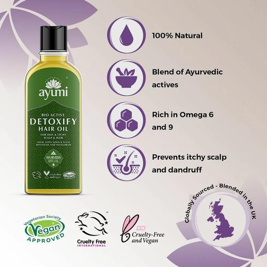Ayumi Bio Active Detoxify Hair Oil 150ml
