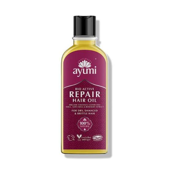 Ayumi Bio Active Repair Hair Oil Rejuvenates Dry Hair Promotes Hair Growth 150ml