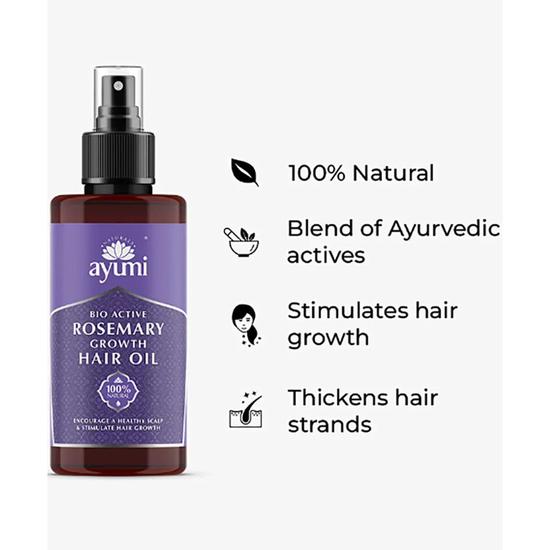 Ayumi Bio Active Rosemary Growth Hair Oil 100ml