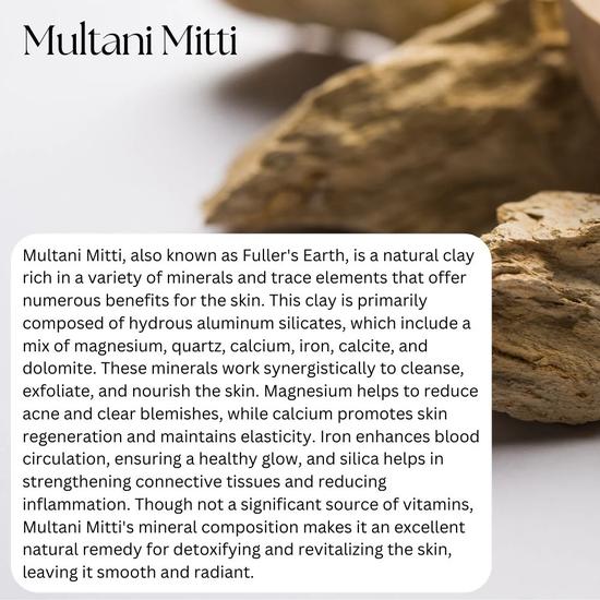 Ayumi Multani Mati Natural Skin Clay & Face Cleanser Mud Mask 100 g