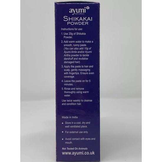 Ayumi Natural Shikakai Powder Traditional Indian Herbs For Skin Hair Beauty 100 g