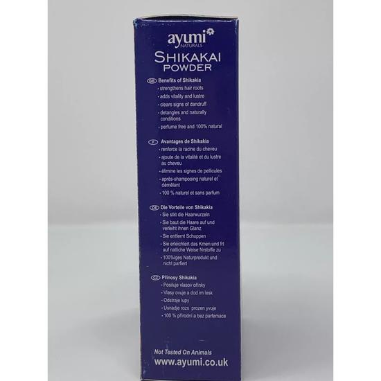 Ayumi Natural Shikakai Powder Traditional Indian Herbs For Skin Hair Beauty 100 g