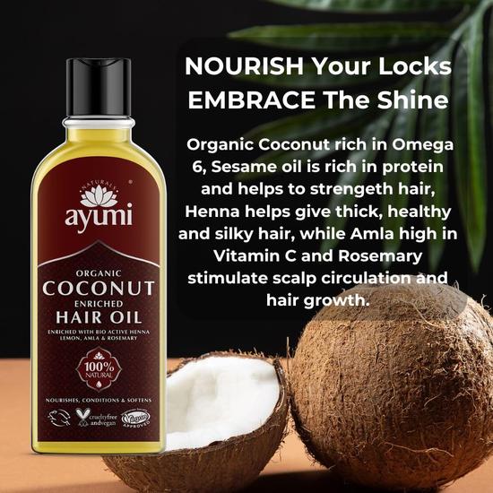 Ayumi Organic Coconut Hair Oil 150ml