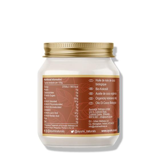 Ayumi Organic Virgin Coconut Oil 290 g