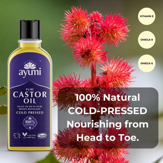 Ayumi Pure Castor Oil Cold Pressed 150ml