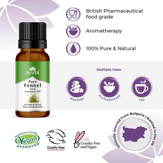 Ayumi Pure Fennel Seed Essential Oil 15ml