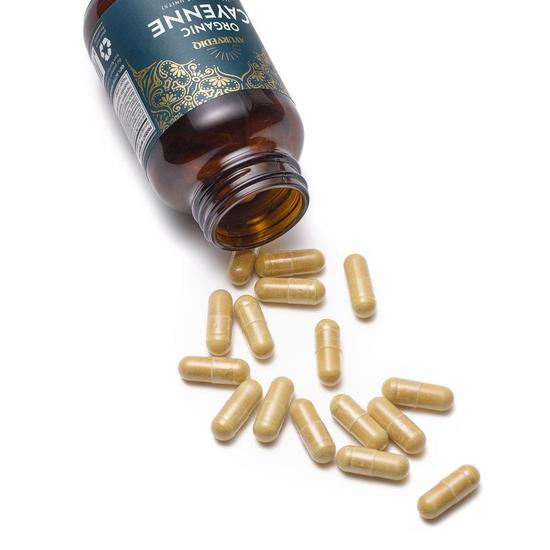 Ayurvediq Wellness Organic Cayenne Capsules 60 Capsules