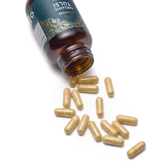 Ayurvediq Wellness Tulsi Holy Basil Capsules 60 Capsules