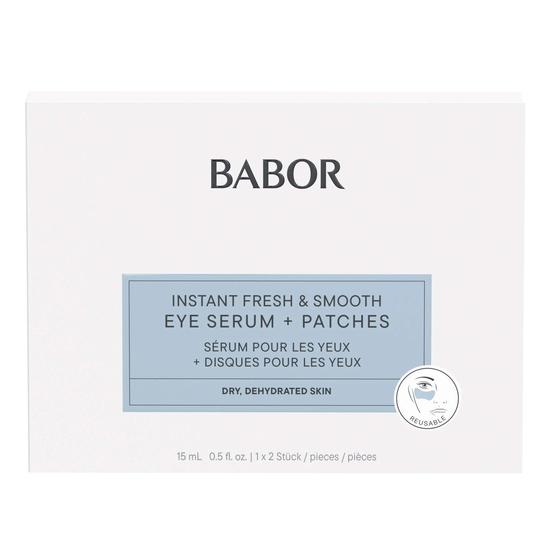 BABOR Skinovage Instant Fresh & Smooth Eye Serum + Patches