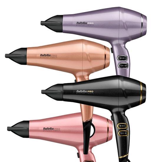 BaByliss PRO Keratin Lustre Hair Dryer Pink Blush