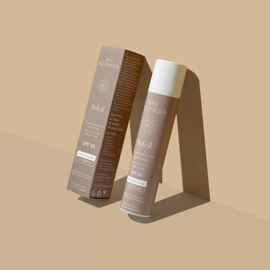 Baie Botanique Organic Mineral Face & Body Sunscreen SPF 50 110g
