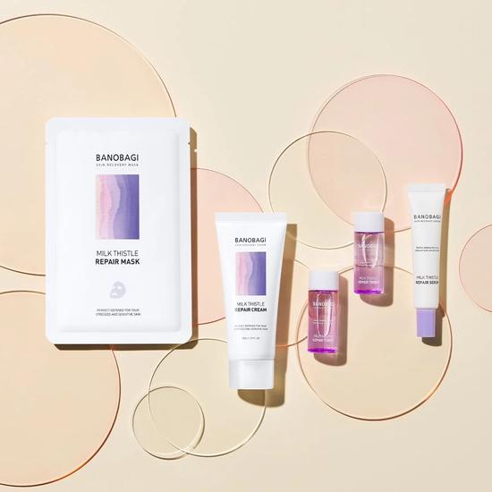 Banobagi Milk Thistle Repair Cream Set Cherry Blossom Edition