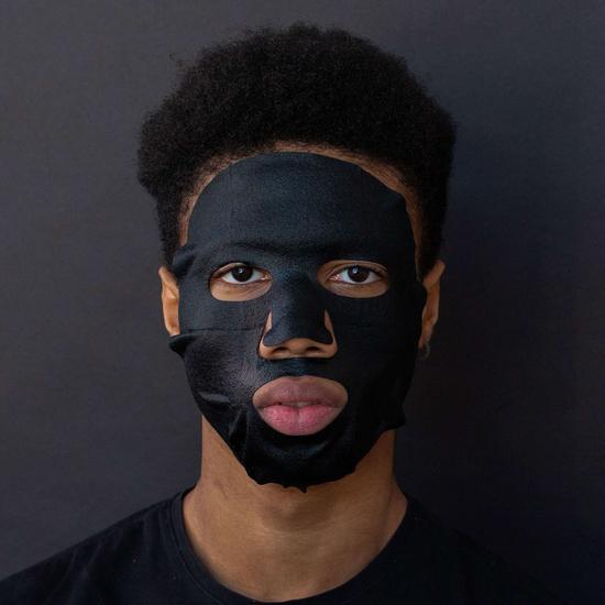 BARBER PRO ANTI-AGEING Face Sheet Mask 100% Biodegradable Single Mask