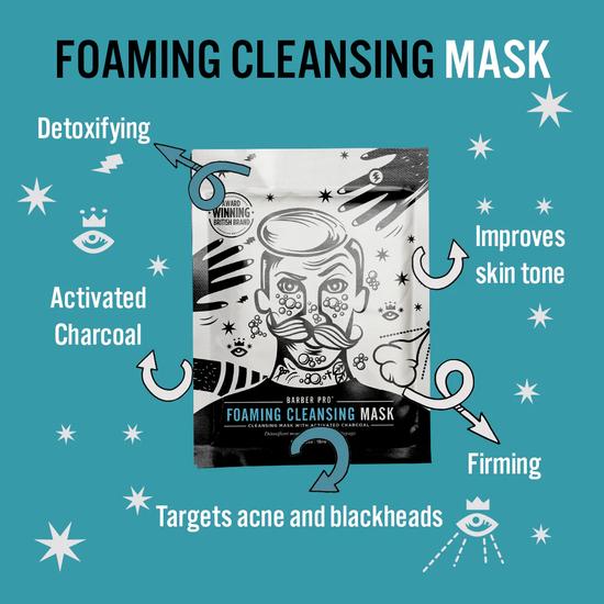 BARBER PRO Foaming Cleansing Mask 1 Mask