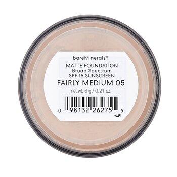 bareMinerals Matte Foundation Broad Spectrum SPF 15 Fairly Medium 6g