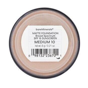 bareMinerals Matte Foundation Broad Spectrum SPF 15 Medium 6g