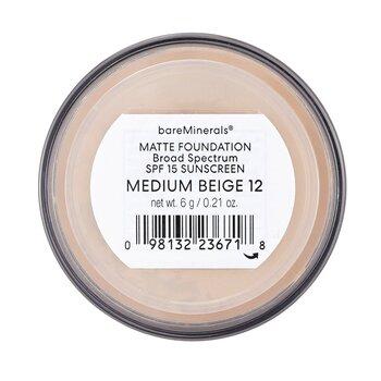 bareMinerals Matte Foundation Broad Spectrum SPF 15 Medium Beige 6g