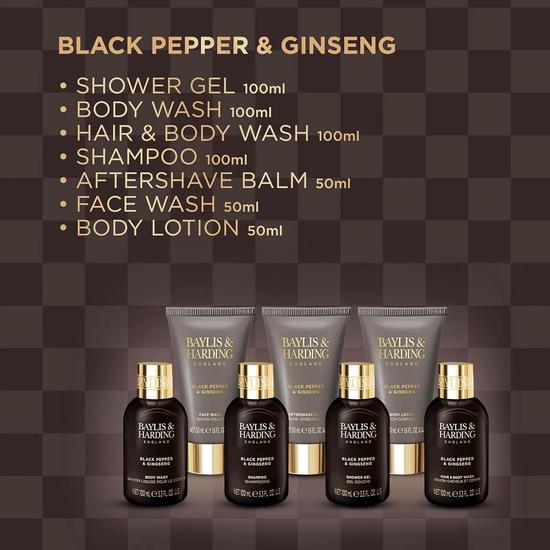 Baylis & Harding Black Pepper & Ginseng His Essential Luxuries Gift Set Pack of 1
