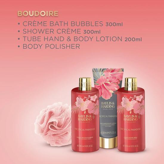 Baylis & Harding Boudoire Vanity Beauty Bag Gift Set Black