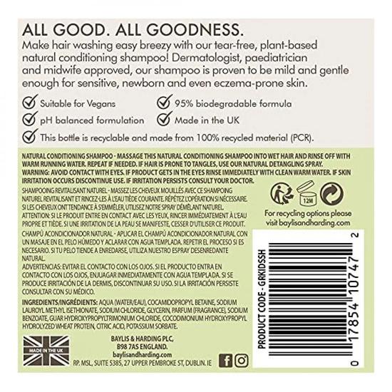 Baylis & Harding Goodness Kids Watermelon Burst Natural Conditioning Shampoo 500ml