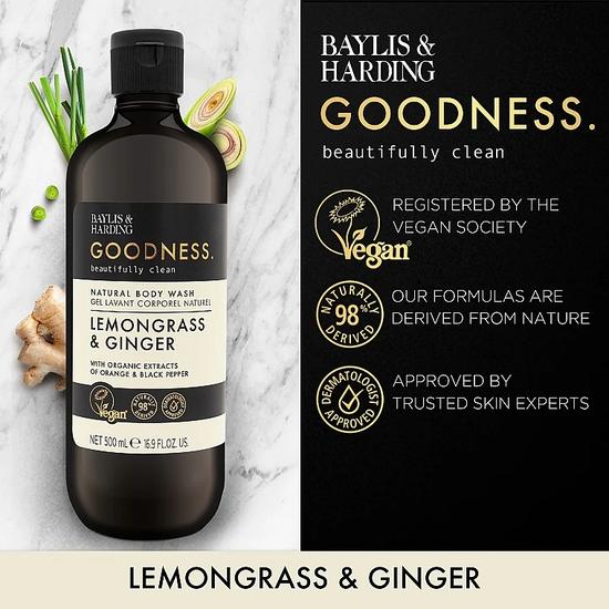 Baylis & Harding Goodness Lemongrass & Ginger Body Wash 500ml