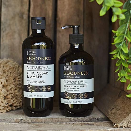 Baylis & Harding Goodness Oud, Cedar & Amber Body Wash 500ml