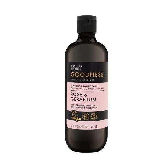 Baylis & Harding Goodness Rose & Geranium Natural Body Wash 1L