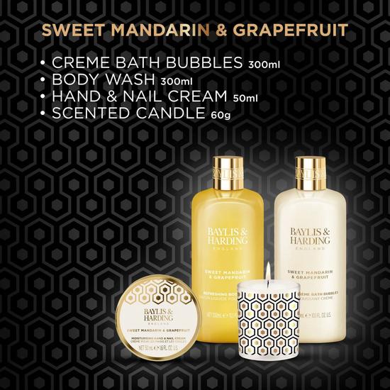 Baylis & Harding Mandarin & Grapefruit Candle Gift Set 3 x 35g Candles