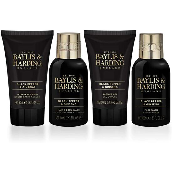 Baylis & Harding Men's Black Pepper & Ginseng Wash Bag