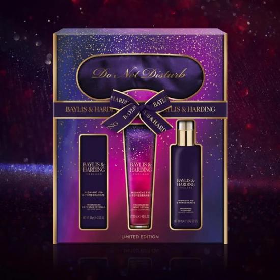 Baylis & Harding Midnight Fig & Pomegranate Luxury Beauty Sleep Gift Set